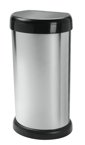 Silver touch top kitchen - touch, bin