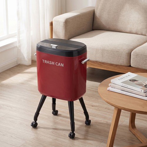 Rolling trash can - rolling,