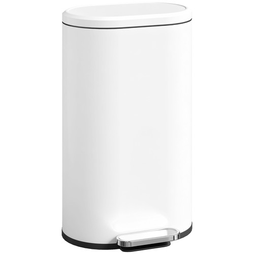 Homcom slim rectangular pedal - rectangular,