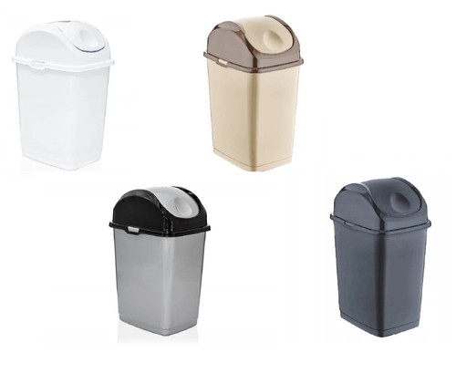 Slim dustbin swing lid waste - dustbin,