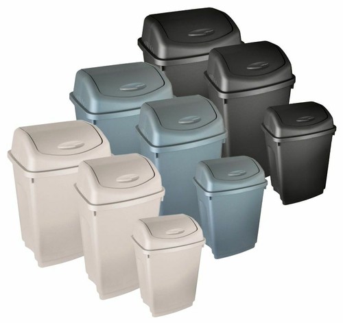 Large plastic swing bin - bin, flip