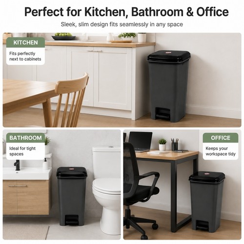 20l pedal waste bin with - bin,