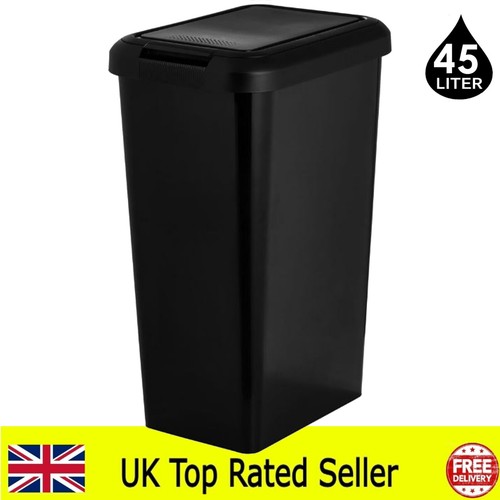 Litre black kitchen bin - 45,