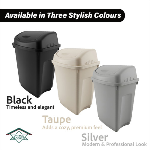 Plastic swing top bin waste - bin,