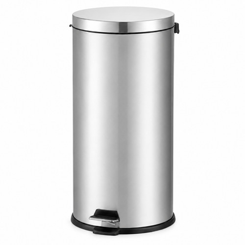 Large pedal bin - pedal, chrome