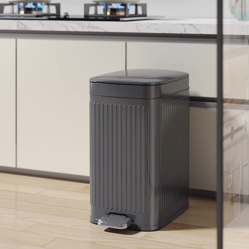 Plastic kitchen recycling bin - recycling,