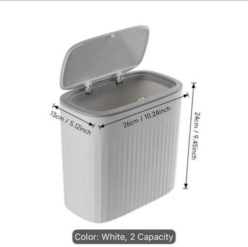 White plastic touch - plastic,