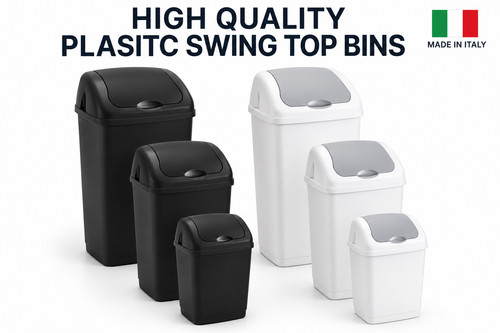 Plastic swing bin kitchen - plastic,