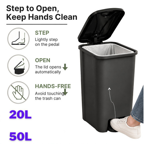 Pedal bin waste - waste,