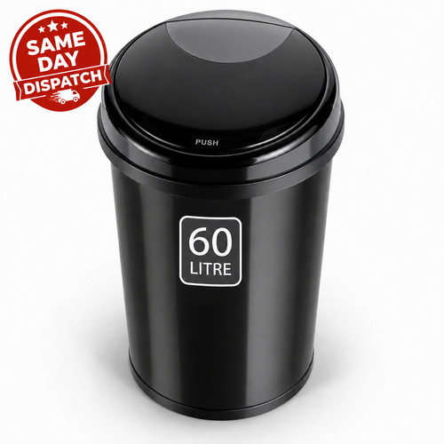 Litre touch bin - touch, push