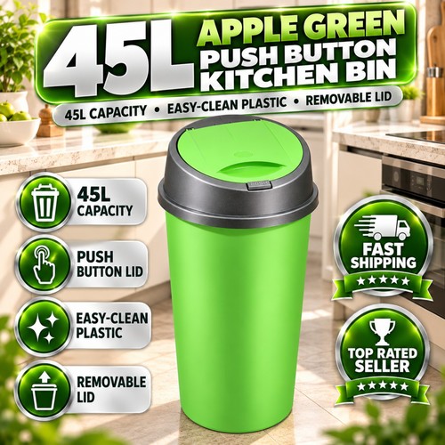 50l lime green touch - bin, /