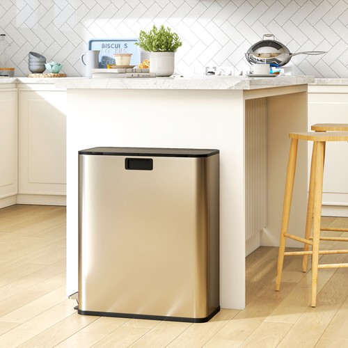 Stainless steel pedal - pedal, bin