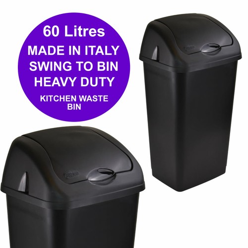 Plastic swing top bin waste - top,