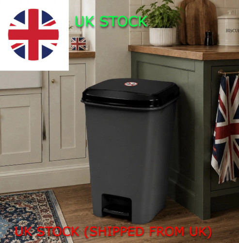 50l slim pedal bin waste - slim,