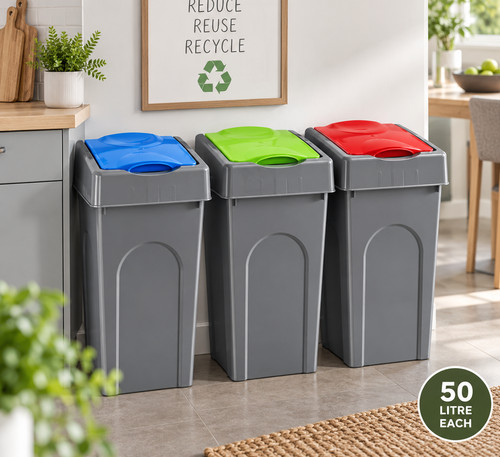 Litre plastic lift lid - up,