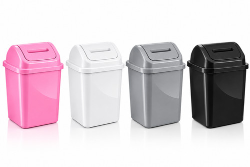 Bathroom bin swing top dust - 5l,