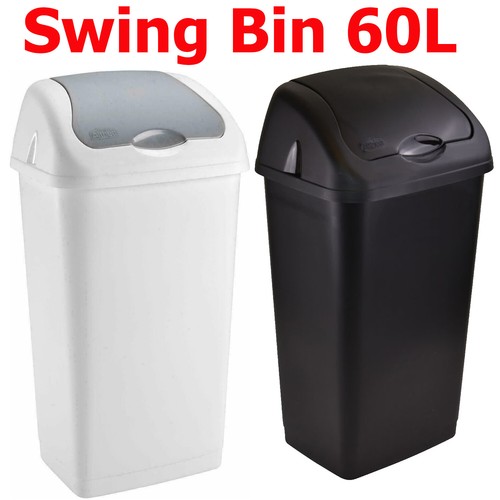 Plastic swing top bin waste - top,