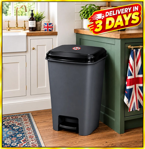 50l slim pedal bin - 50l,