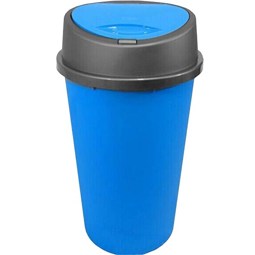 Blue kitchen bin - kitchen,