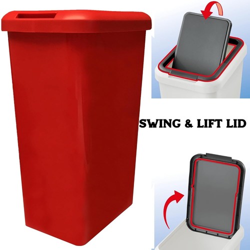 Kitchen bin red - bin, swing