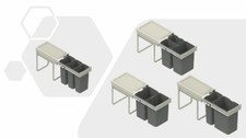 Recycle Bin Pull Out Kitchen