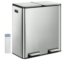 2 x 30L Double Kitchen Bin