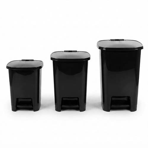 Slim pedal dustbin - pedal, plastic